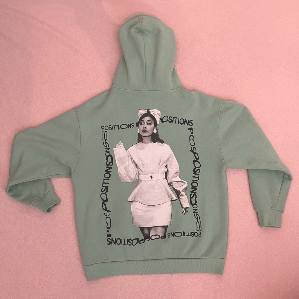 Ariana Grande Positions Hoodie Mint Green SOLD OUT